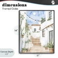 thumbnail image 4 of Stupell Industries Coastal Cozy Street Architecture Black Framed Giclee Art, 11 x 14, by Svetlana Aleynikova, 4 of 8