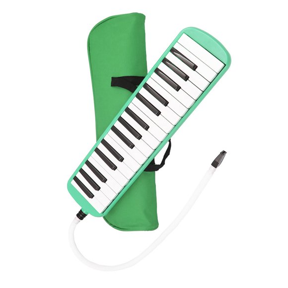 Acordeón 32 Teclas de Piano Melodica Instrumento de Educación Musical el Regalo de los Niños de Principiante con Bolsa de Transporte Verde TOMSHOO Acordeón