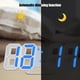 thumbnail image 4 of Reloj de Pared Digital LED 3D, Relojes de visualización de Tiempo de Carga de número de Alarma USB para Office Home Hotel(Azul) Reloj de pared Spptty Como se muestra en la descripción, 4 of 7