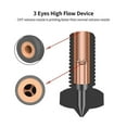 thumbnail image 5 of 2Pcs CHT Volcano Nozzle Hardened Steel, 0.4mm High Flow Volcano Hotend Extruder Nozzles, 5 of 5