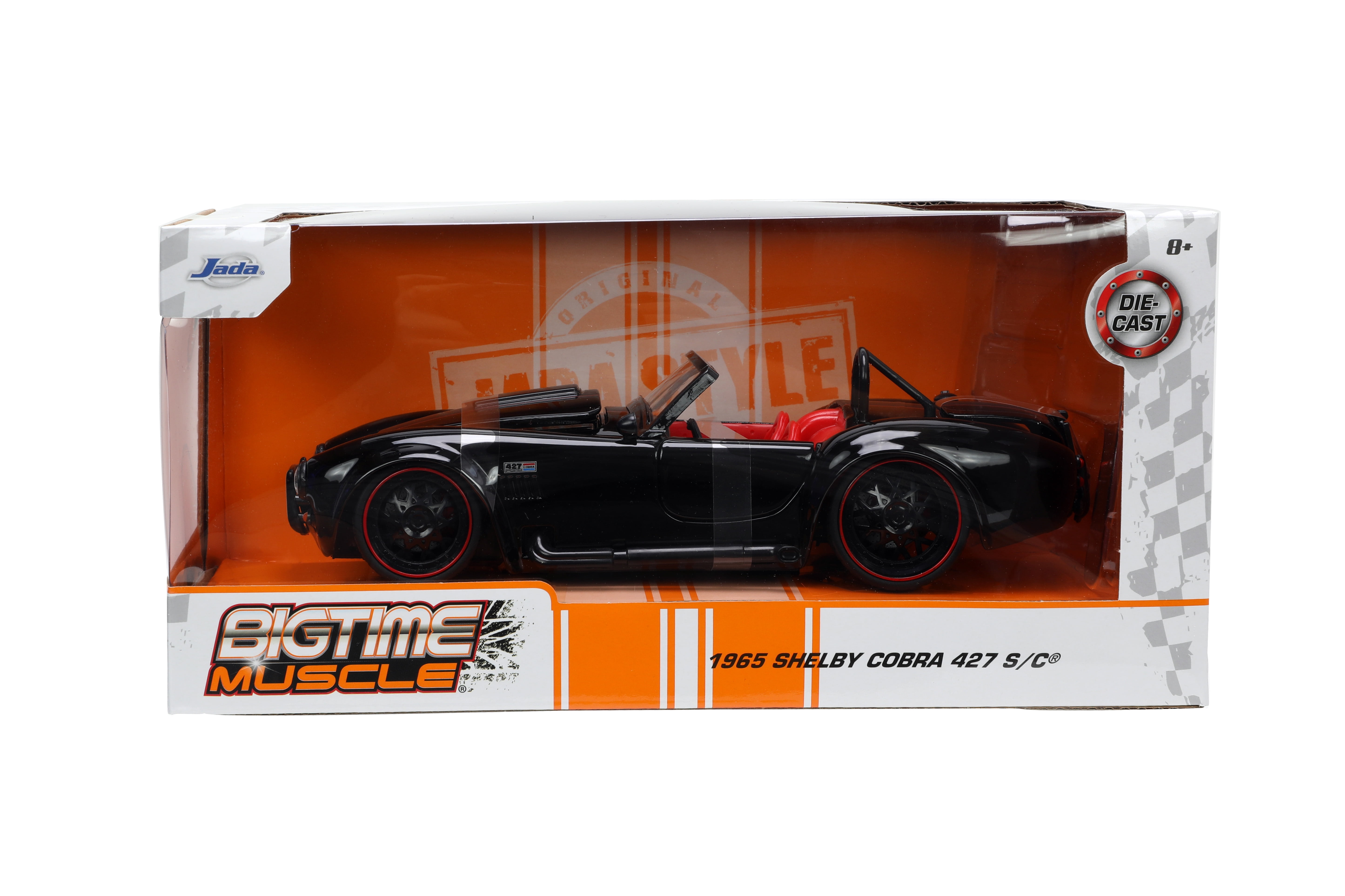 Big Time Muscle 1:24 1965 Shelby Cobra 427 S/C Die-cast Car