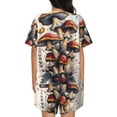 thumbnail image 6 of Fotbe Cute Forest Mushrooms Print Pajama Set for Women 2 Piece Loungewear Short Sleeve Tops and Shorts Set Soft Sleepwear-Medium, 6 of 7