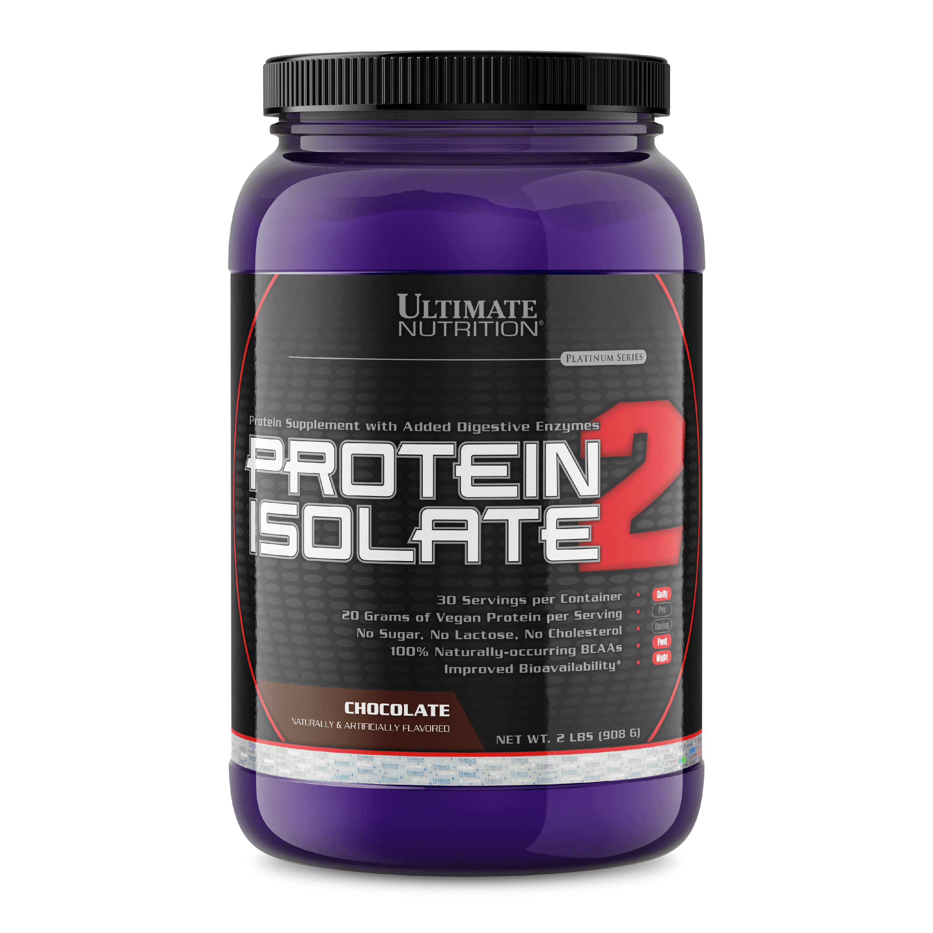 Ultimate Nutrition Vegan Protein Isolate Powder with 20 Grams of