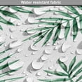 thumbnail image 5 of Green Dog Crate Cover, Watercolor Art Style Palm Leaves Tropical Nature Exotic Rainforest Foliage, Easy to Use Pet Kennel Cover for Medium Large Dogs, 35" x 23" x 27", Forest Green White, by Ambesonne, 5 of 6