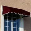 Awntech 4.38 Ft San Francisco Closed-Sided Fixed Awning Canopy (52.5in x 16in x 30in), Forest