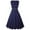Blue summer dresses for women 2023, variant on Wycnly Formal Dresses for Women Evening Party Prom Empire Waist Pleated Swing Formal Midi Dress Round Neck Sleeveless Solid 2024 Summer Knee-Length Dresses Black xxl Under $5