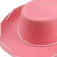 thumbnail image 2 of serony Western Cowboy Hat with Windproof Rope Sunhat for Party Holiday Unisex Adult, 2 of 8