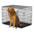 thumbnail image 2 of Jaula de metal plegable para perros, Jaulas para perros Jaula pequeña para mascotas de peluche, Jaula plegable para perros, Puerta única, Negro, 2 of 5