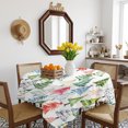 thumbnail image 3 of Christmas Table Cloth Waterproof Tablecloths, Cartoon Xmas Tree Winter Abstract Tablecloth Dining Table Cover for Kitchen Party Tabletop Outdoor, Square Tablecloth 60x60 Inch, 3 of 9