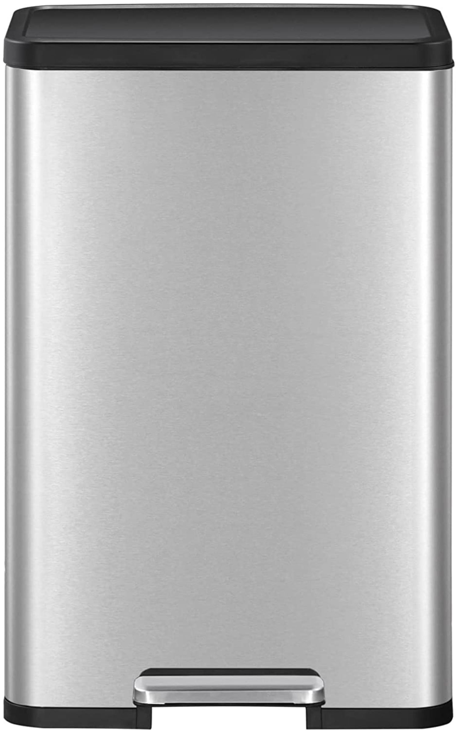 EKO EcoRise 25L+25L (2x6.6 gal) Dual Compartment Recycle Step Trash Can