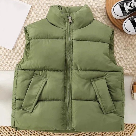 Teen Puffer Vest Years Sleeveless Jacket Lightweight Outerwear Jackets & Vests Years Winter Clothes Little Girls Clothes 10-11 Years