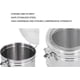thumbnail image 5 of Caja hermética de acero inoxidable engrosada Sailing para alimentos en granos de café con tapa de Clip, 5 of 5