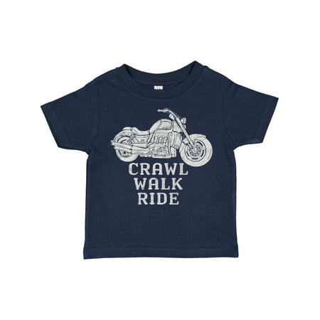 

Inktastic Crawl Walk Ride Motorcycle Gift Toddler Boy or Toddler Girl T-Shirt