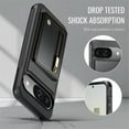 thumbnail image 6 of For Google Pixel 11 / Pixel 11 Pro Phone Case 2 In 1 Wallet With Card Holder &Zipper Cash Pocket,PU Leather Case,RFID Blocking, Kickstand  Magnetic Protective Women Men Cover,Black, 6 of 8