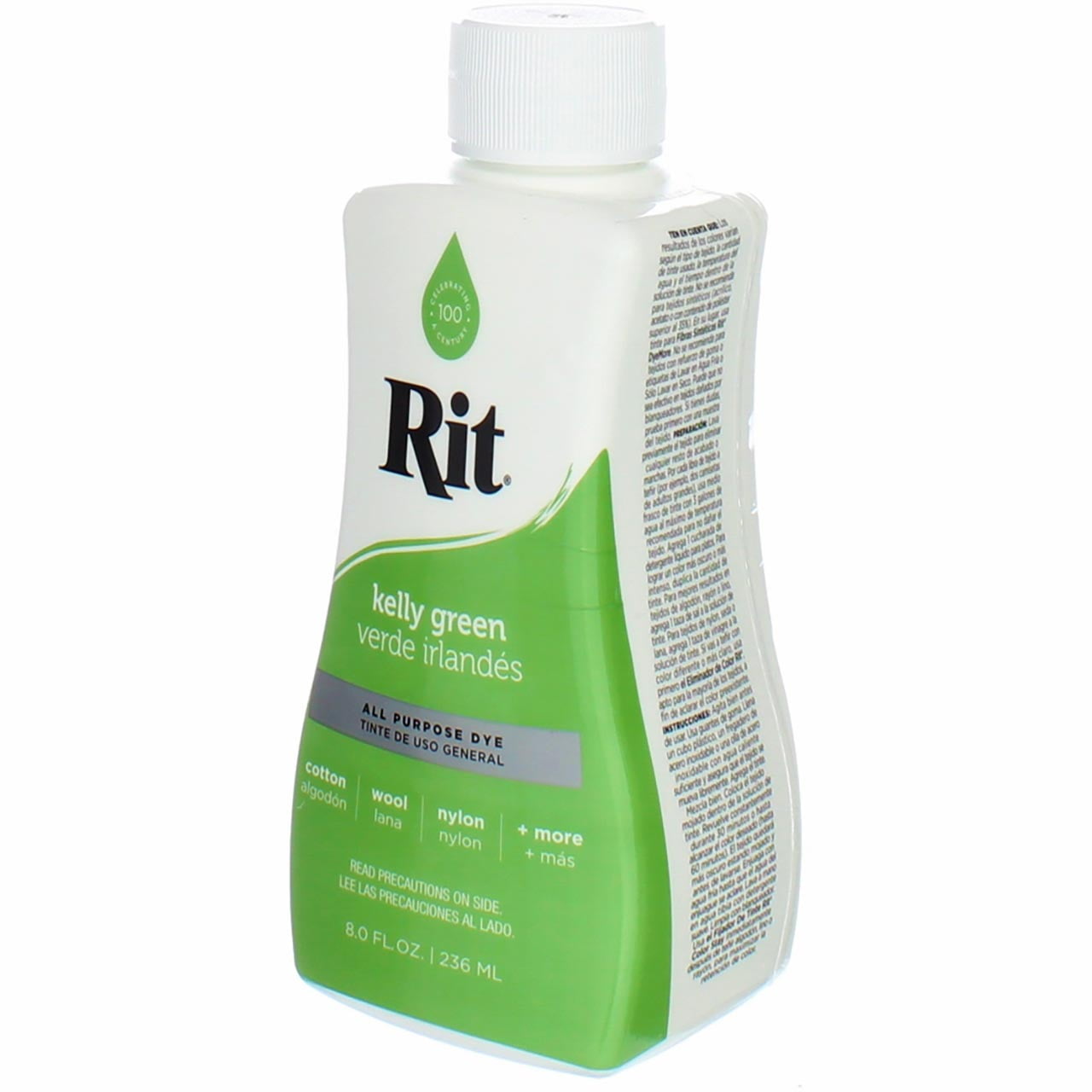 Rit All-Purpose Liquid Dye, Kelly Green, 8 fl oz (4 pack)
