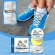 thumbnail image 5 of Crema pasta limpiadora para zapatillas | Removedor de manchas para zapatos de cuero, lona y tela | Fórmula segura para múltiples materiales | Realza el brillo y protege | Tarro de 100g + esponja, 5 of 9