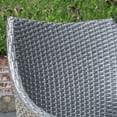 thumbnail image 2 of Noble House Laurent 5 Piece Wooden Round Patio Dining Set in Gray, 2 of 7