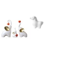 thumbnail image 1 of Esculturas De Porcelana De Elefantes Y Caballos, Figuras De Animales, Estatuas Decorativas, Artesanías, Adornos De Mesa Para Sala De Estar, Dormitorio, Oficina, Armario Y Chimenea., 1 of 8
