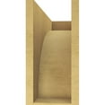 thumbnail image 4 of 7"W x 21"D x 14"H Classic Stockport Rough Cedar Woodgrain TimberThane Corbel, Primed Tan, 4 of 6