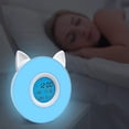 thumbnail image 3 of Alarm Clock For Kids,kids Alarm Clock Sleep Trainer,sunrise Wake Up Light Alarm Clockdigital Smart Night Lamp Bedroom Clock With Colorful Lights,tempe, 3 of 4