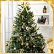 thumbnail image 4 of Adornos navideños, adornos navideños, regalos navideños dorados con clip, lazo de metal, decoración navideña para árbol de Navidad, corona y otros adornos para el hogar, pajaritas de metal., 4 of 7
