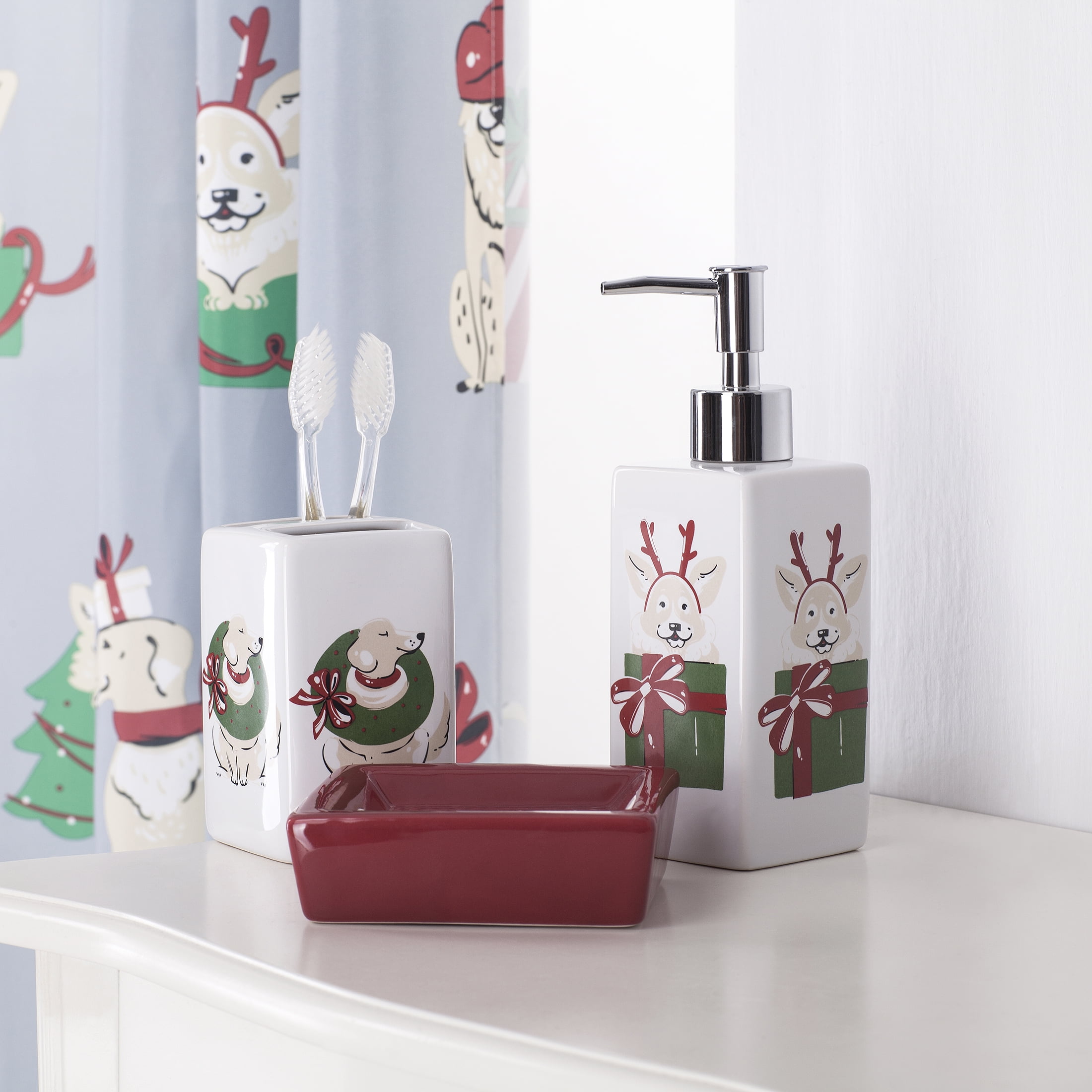 Vintage Ceramic…Milk Chocolate Color…Sink Set…Soap dish & Cup holder...NOS 
