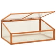 thumbnail image 3 of vidaXL Greenhouse Outdoor Grow House Green House for Plant Growing Solid Firwood with PC board Medium, 3 of 11
