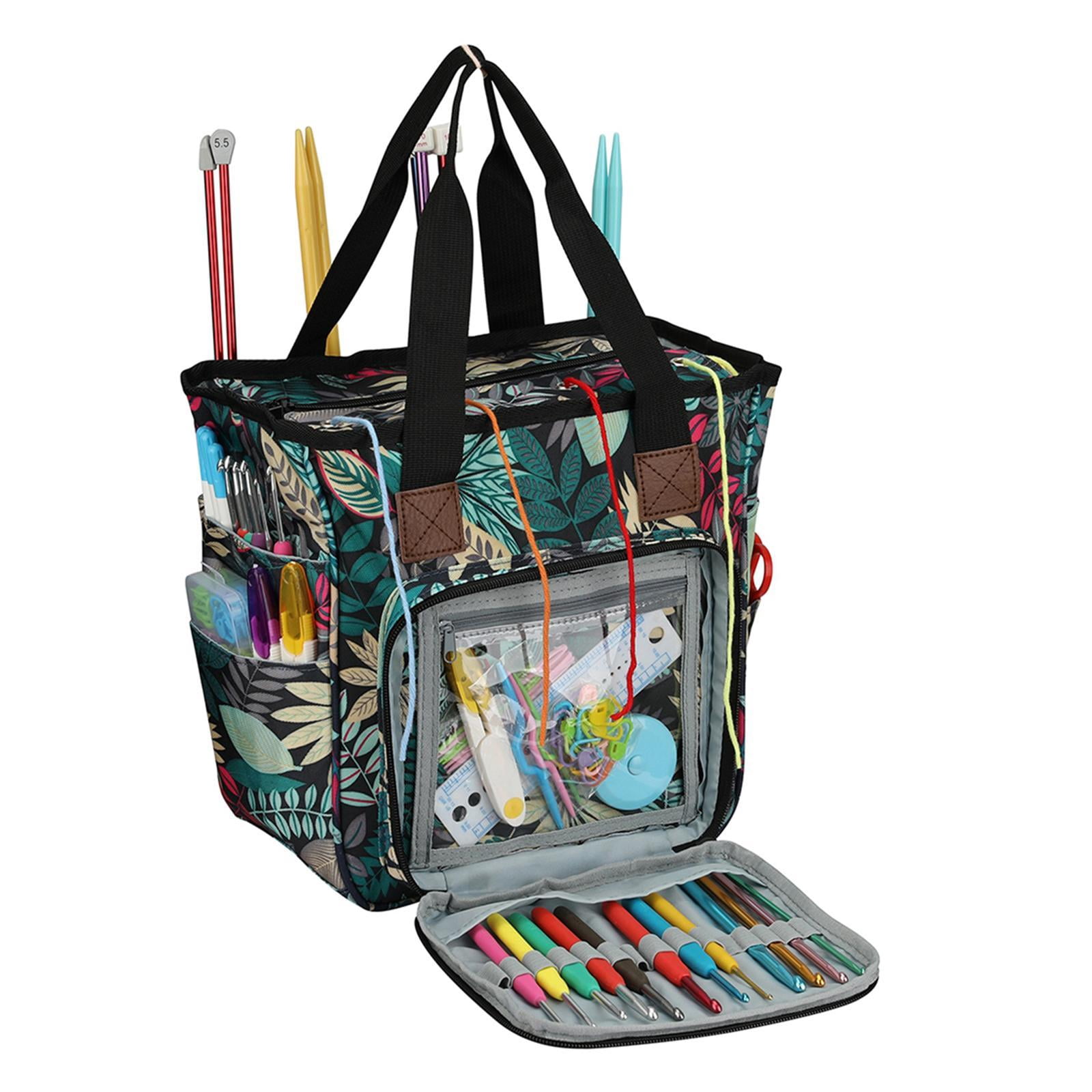 Yarn Storage Knitting Wool Bag Crochet Tote Organizer Holder Sewing Tool