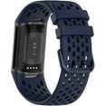 thumbnail image 6 of MYKOMI 3PCS Silicone Breathable Replacement Watchbands Compatible with Fitbit Charge 6/Charge 5 Smartwatch, 6 of 7