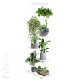 thumbnail image 1 of Soporte para plantas Soporte para plantas plegable Soporte para plantas en niveles Soporte para plantas estrecho Estante para plantas 7 niveles, 1 of 7