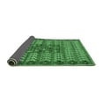 thumbnail image 2 of Ahgly Company Indoor Round Abstract Emerald Green Modern Area Rugs, 7' Round, 2 of 4