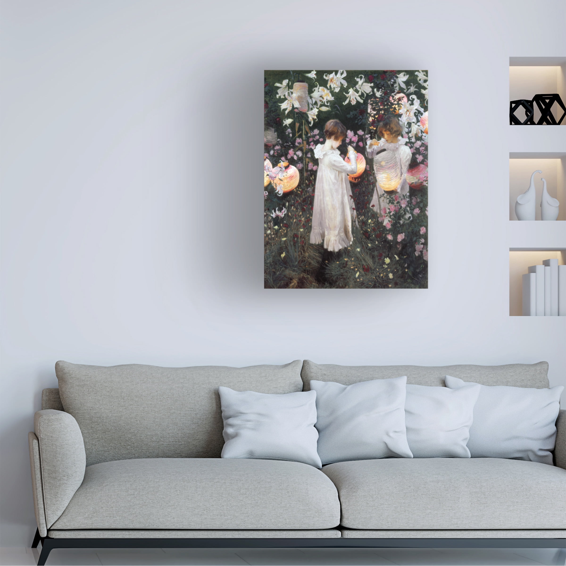 Trademark Fine Art Diego Rivera The Flower Vendor Canvas Wall Art - 35x47