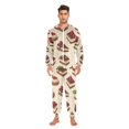 thumbnail image 3 of FORMRS Onesies Pajama for Adults Unisex Hoodie Winter Jumpsuit One Piece Sleepwear, Sizes S-2XL, Strawberry Cake, 3 of 7