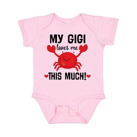 

Inktastic My Gigi Loves Me Grandkids Boys or Girls Baby Bodysuit