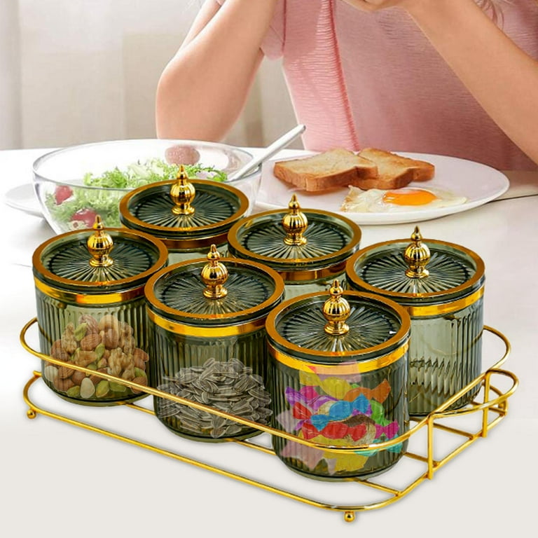 TISHITA Nut and Candy Serving Tray Divided Snack Serving Bowls