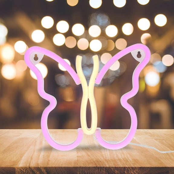 Masteelf Butterfly LED String Lights for Home Decor, 23x20CM Butterfly Shaped Decorative Lighting