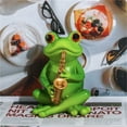 thumbnail image 4 of SLYNSHome Frog Figurines Decorations for Pots,Funny Cute Craft Resin Frog Sculpture Statue for Home Office Desk Tabletop Bathroom Birthday Gifts for Women, 4 of 7