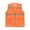 Orange, variant on RYDCOT Men's Mesh Breathable Fishing Reflective Vest, Multi-Pockets Photography Travel Hiking Waistcoat Sleeveless Jacket for Adults and Youth Watermelon Red