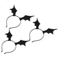 thumbnail image 2 of 3pcs Halloween Bat Wings Headbands Black Felt Party Hairbands for Costume & Cosplay Accessories, 2 of 3