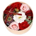 thumbnail image 1 of Monstrate Exquisito arreglo de jabón en caja redonda para espacios elegantes, regalo maravilloso, flor de jabones Decoración peonía roja 16.2 cm * 16.2 cm * 8.2 cm, 1 of 6
