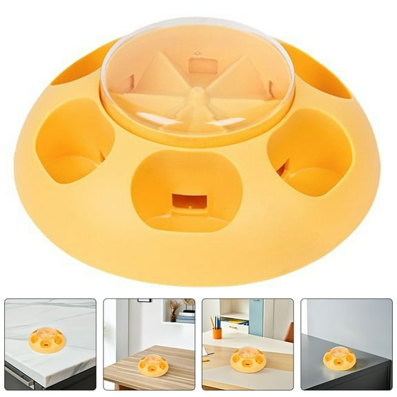 WHAMVOX Self Feeder for Cats Pet Automatic Feeder 26.00X26.00X9.00CM Orange