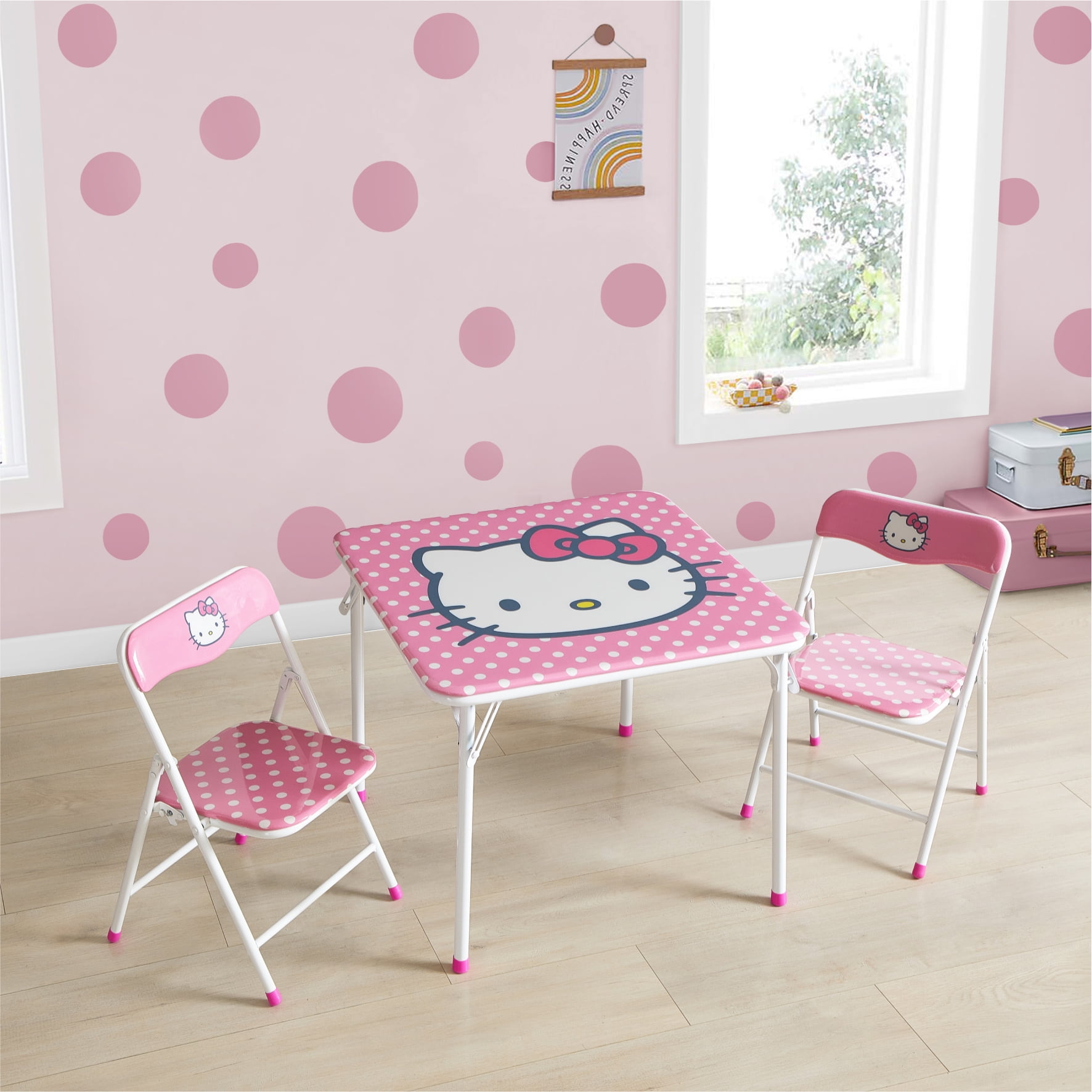 Hello Kitty, Child's Table and Chair Set