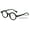 Forest Green, variant on V.W.E. Progressive Multifocus Decagon Round Reading Glasses – Tri-Focal Clear Reader - Wood Grain Printed 7026 +2.25