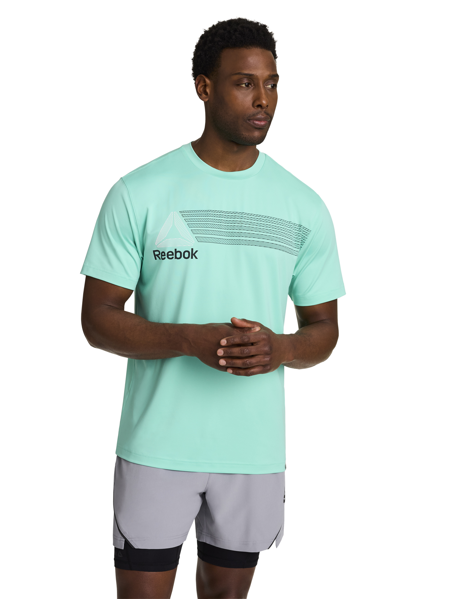 Reebok Men's and Big Men's Harmonic Graphic Tee, Sizes S-3XL