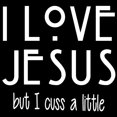 thumbnail image 3 of CafePress - I Love Jesus But I Cuss A Little Pajamas - Women's Dark Pajamas, 3 of 4