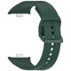 thumbnail image 1 of Silicone Strap for Xiaomi Redmi Watch 5 Adjustable Watch Band with Colored Buckle - Green, 1 of 5