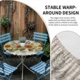 thumbnail image 2 of Sunflower Round Tablecloth for 55-60 Inch Tables, Fitted Table Cover with Elastic Edge, Summer Botanical Lavender Farmhouse Waterproof Outdoor Table Cloth Protector for Patio Garden Dinner Picnic, 2 of 9