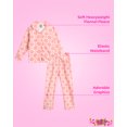 thumbnail image 2 of Sweet & Sassy Girls' Flannel Fleece Pajamas - 4 Piece Long Sleeve Button Down Shirt and Pants Sleepwear Pants Set (4-16), 2 of 7