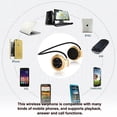thumbnail image 4 of Cateissary Mini 503 Auricular inalámbrico Mini Auricular deportivo Carga USB Compatible con Bluetooth 4.0 Auricular Auriculares Reproductor de música Mp3 Cables de audio/vídeo oro, 4 of 7
