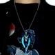 thumbnail image 5 of Collar de lobo luminoso, tótem del rey lobo del Ártico del Norte, colgante luminoso, estilo hip hop retro atractivo, marea callejera, 5 of 6